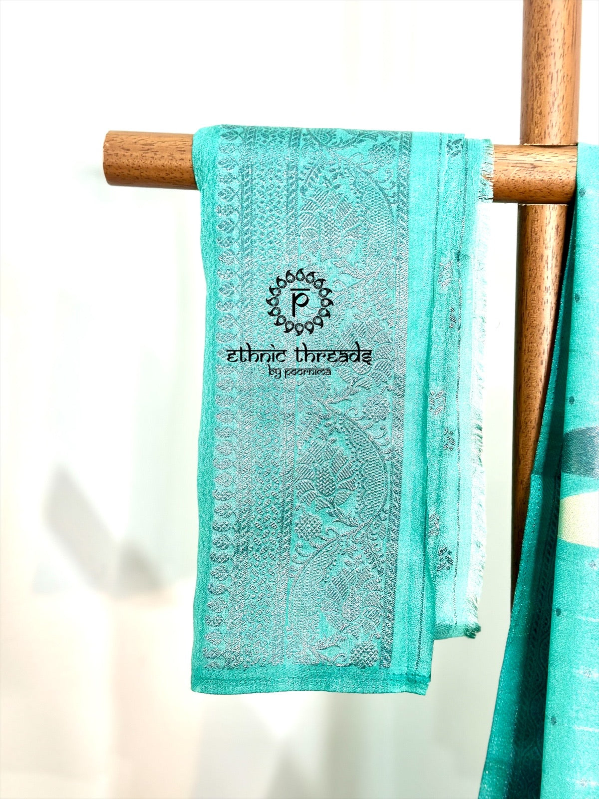 Banarasi Crepe Saree with Zari Borders