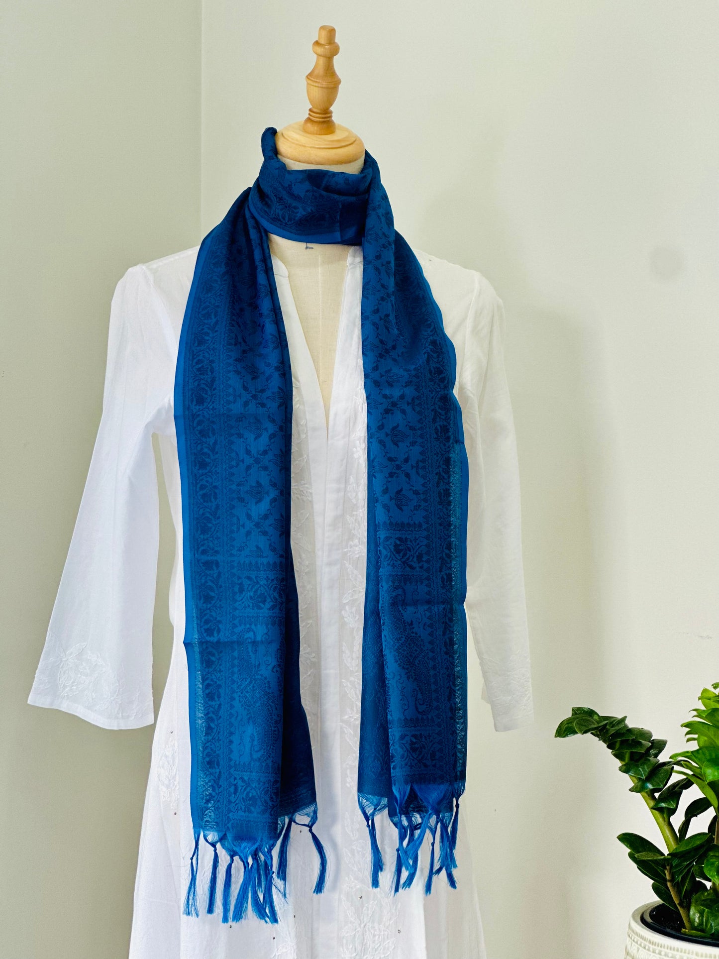 WOMEN'S STOLE / SCARF - DARK BLUE
