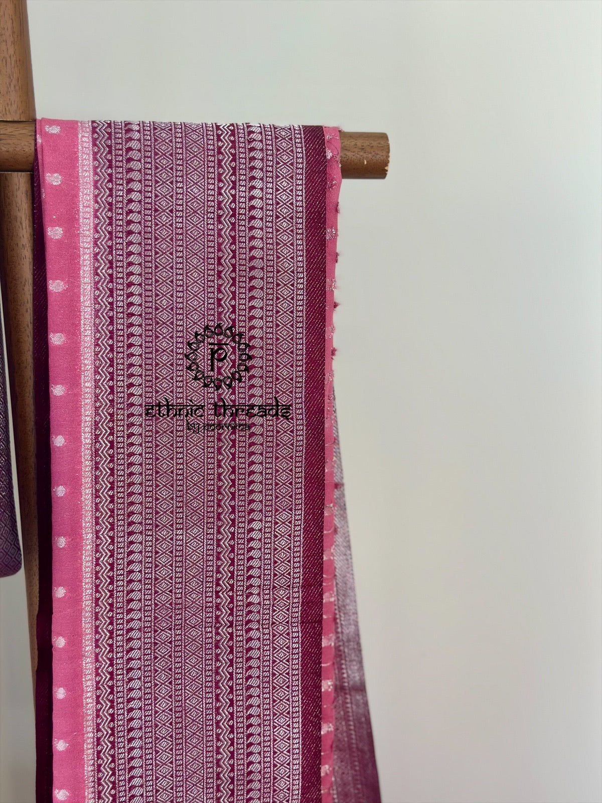 Banarasi Crepe Saree with Zari Borders