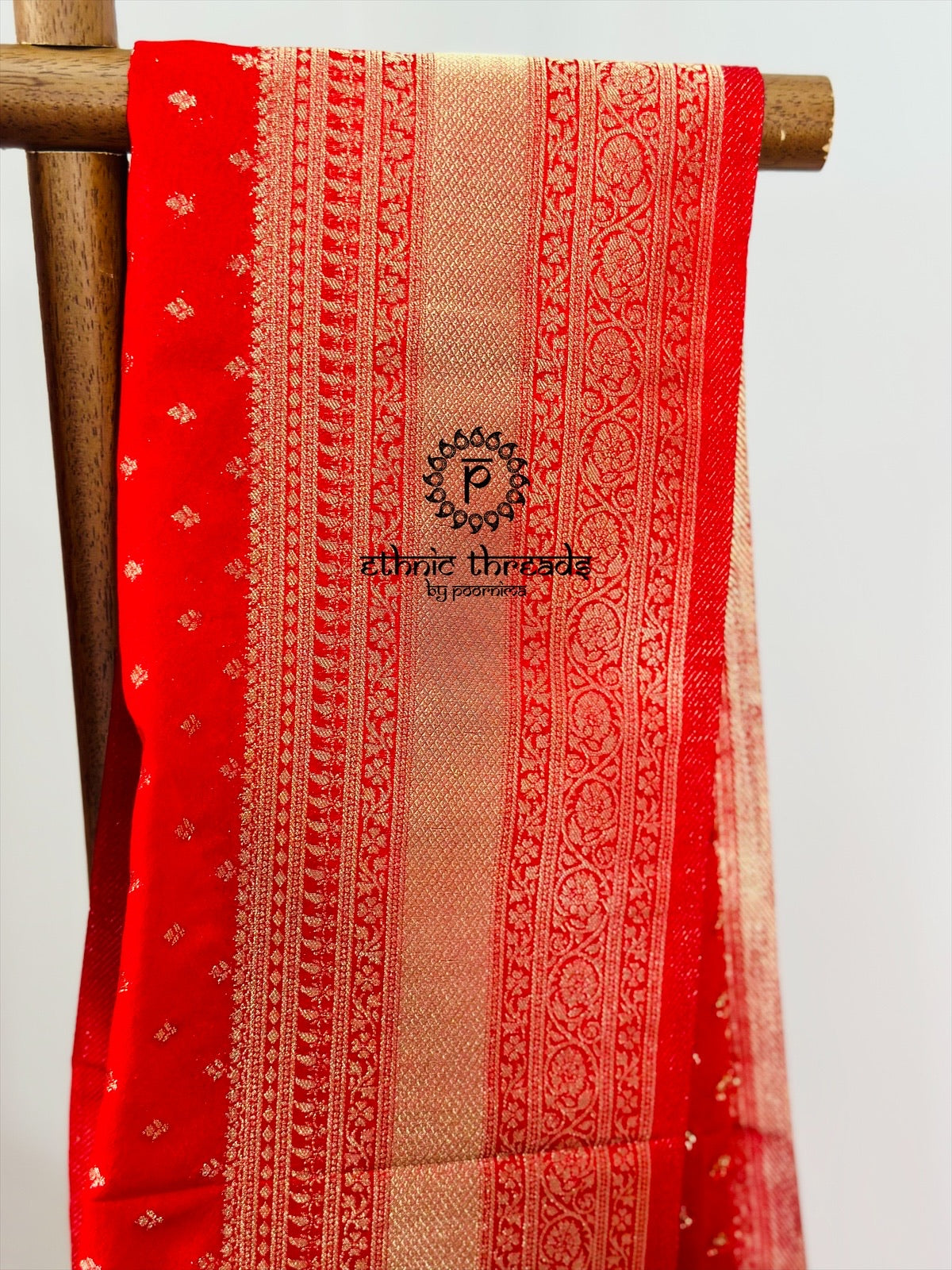 Georgette Banarsi Sarees with Zari Border