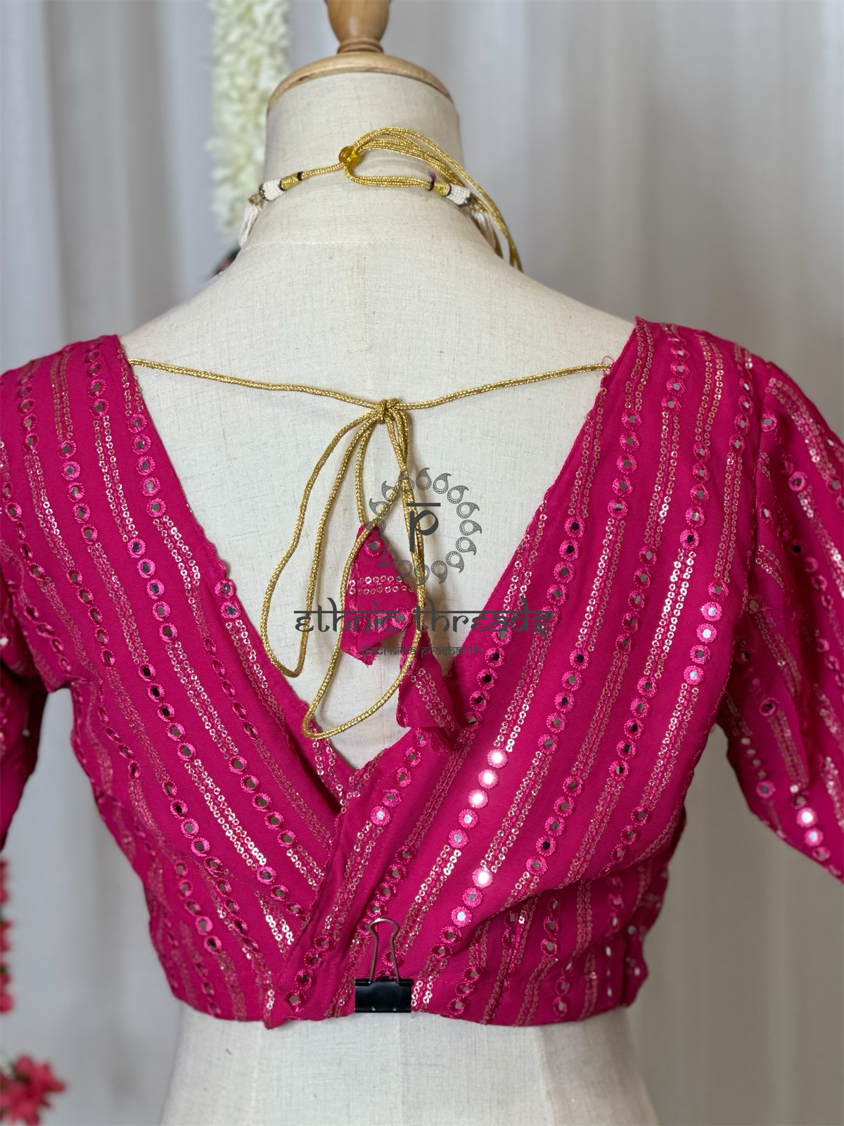 Embroidery And Mirror Work Blouses