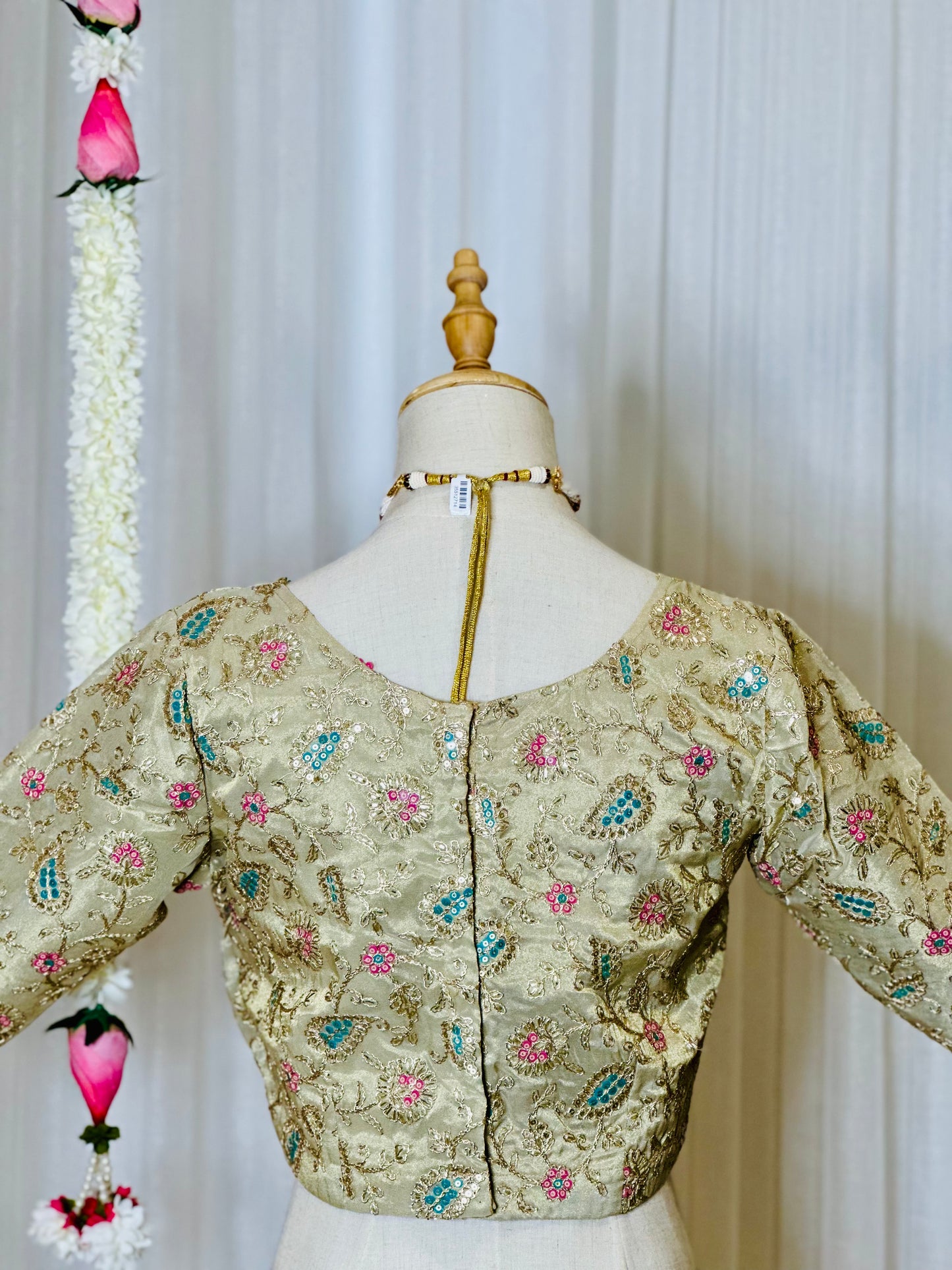 Zari Work Blouses- Golden