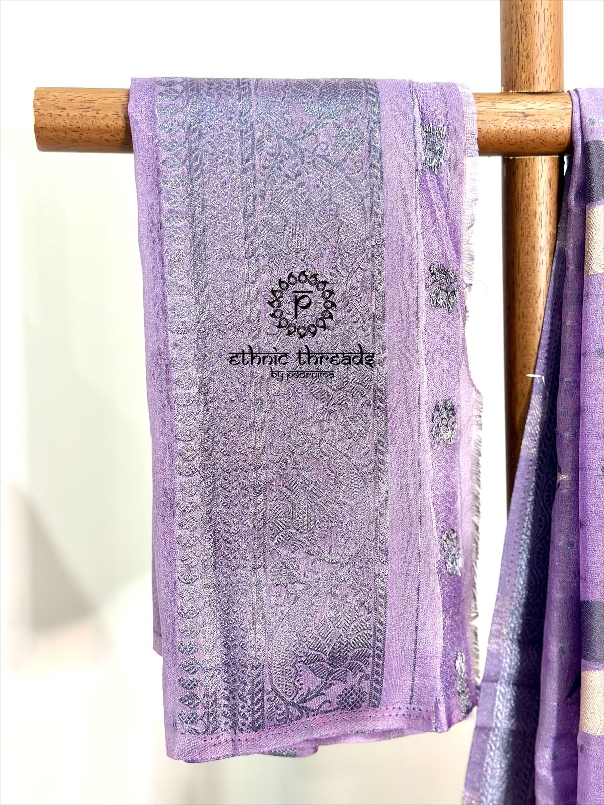 Banarasi Crepe Saree with Zari Borders