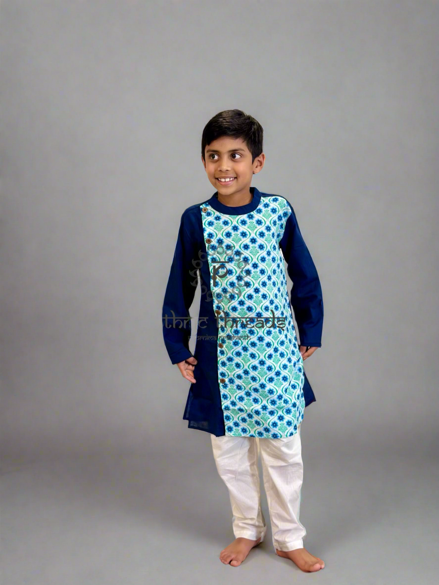 Side Button Kurtha & Pajama