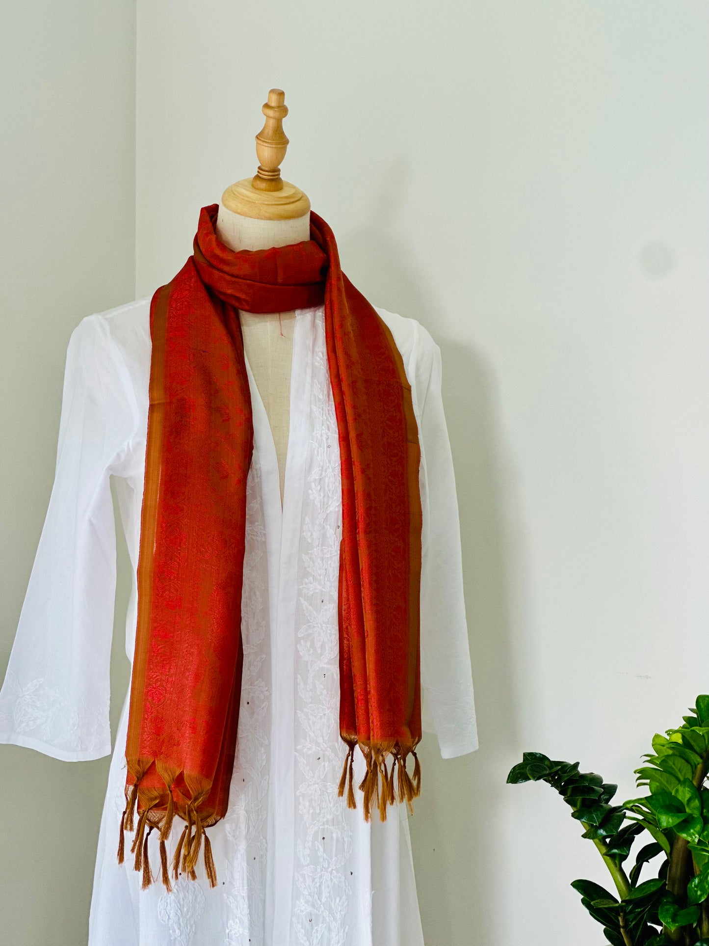 WOMEN'S STOLE / SCARF - COPPER
