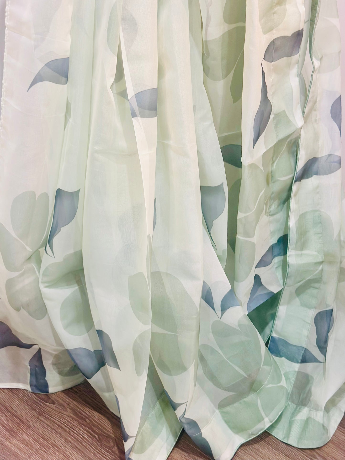 Floral Organza Saree