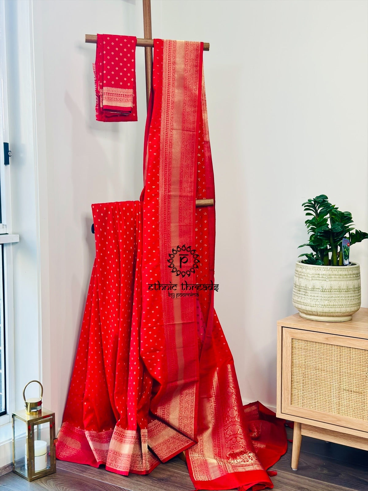 Georgette Banarsi Sarees with Zari Border