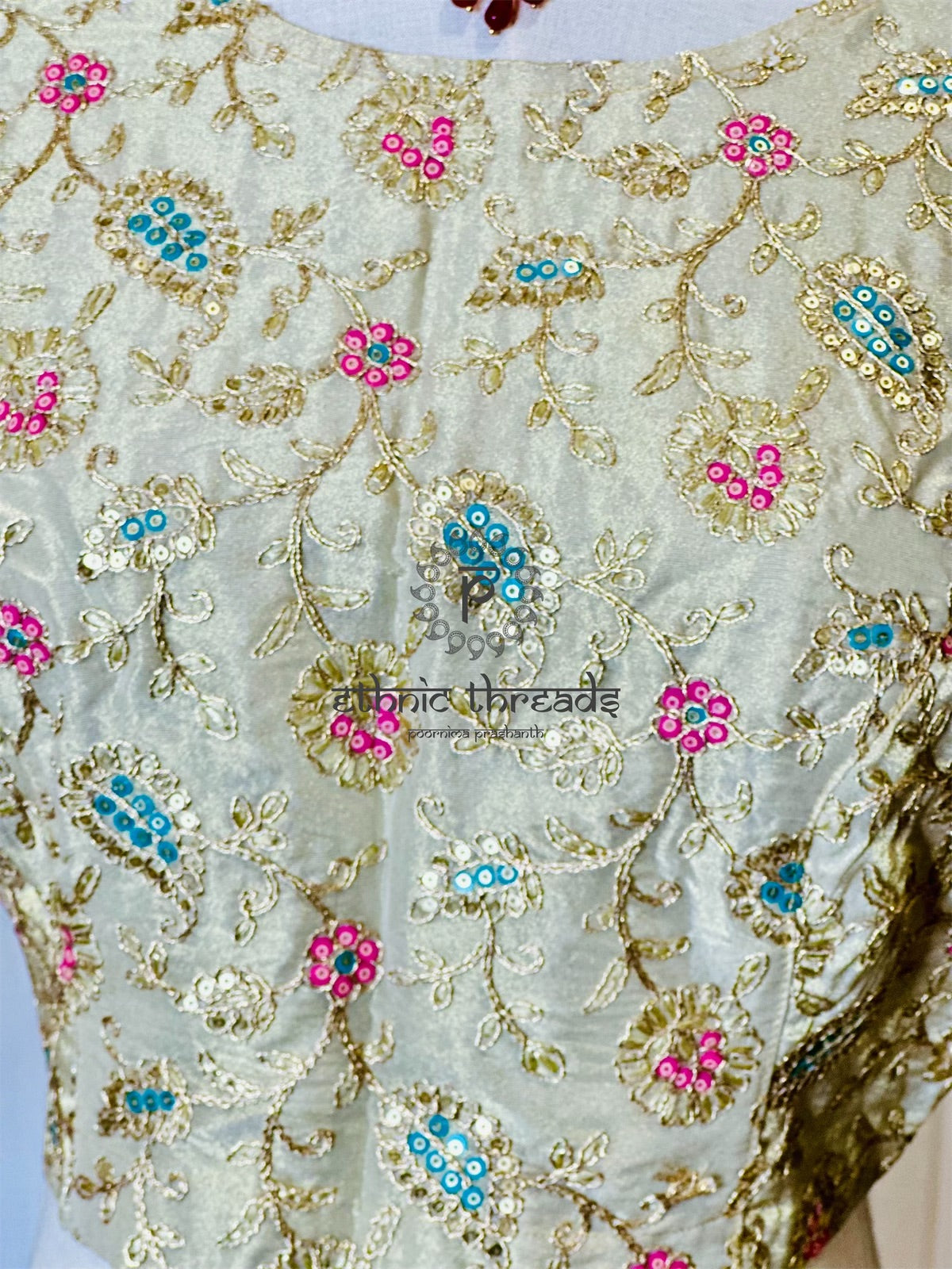 Zari Work Blouses- Golden