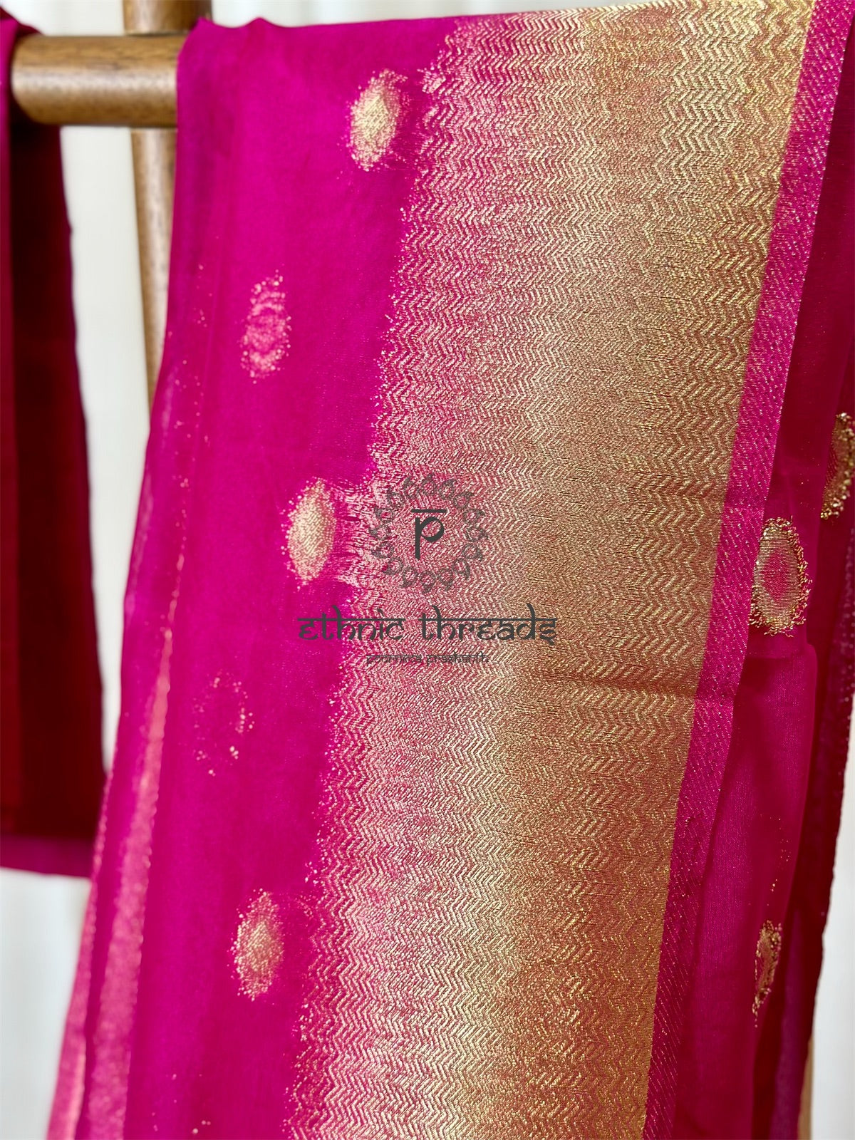 Banarasi Organza Saree with Brocade Blouse