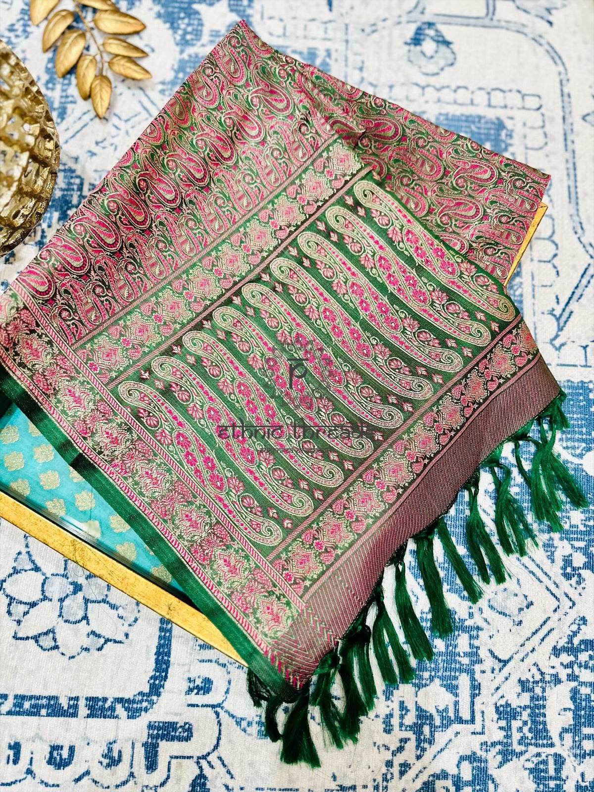BANARASI SILK SHAWL/ POONADAI/ GUEST OF HONOUR SHAWL