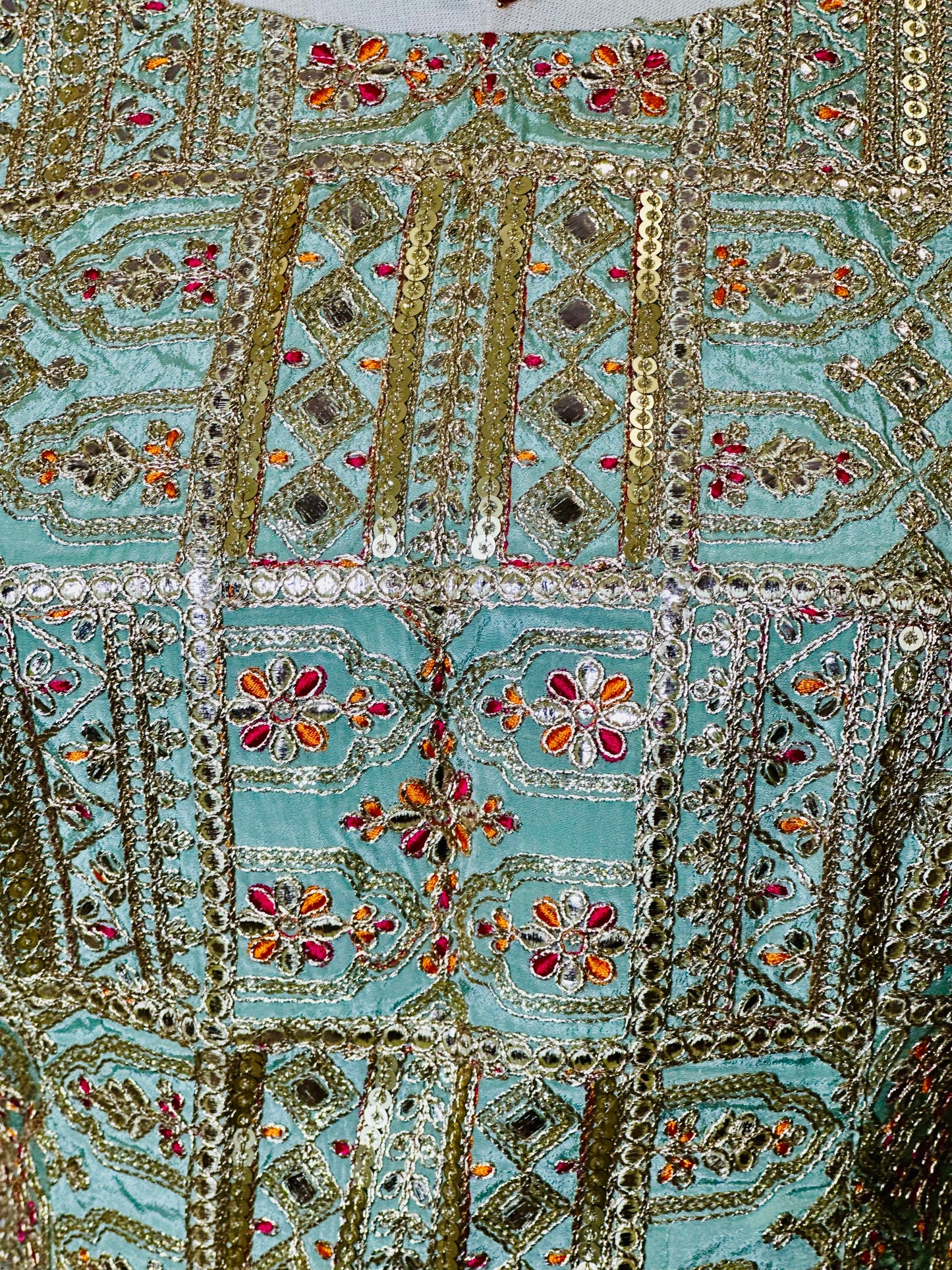 Zari Work Blouses - Pastel Green