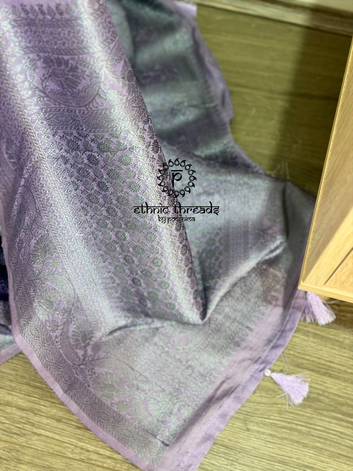 Banarasi Crepe Saree with Zari Borders