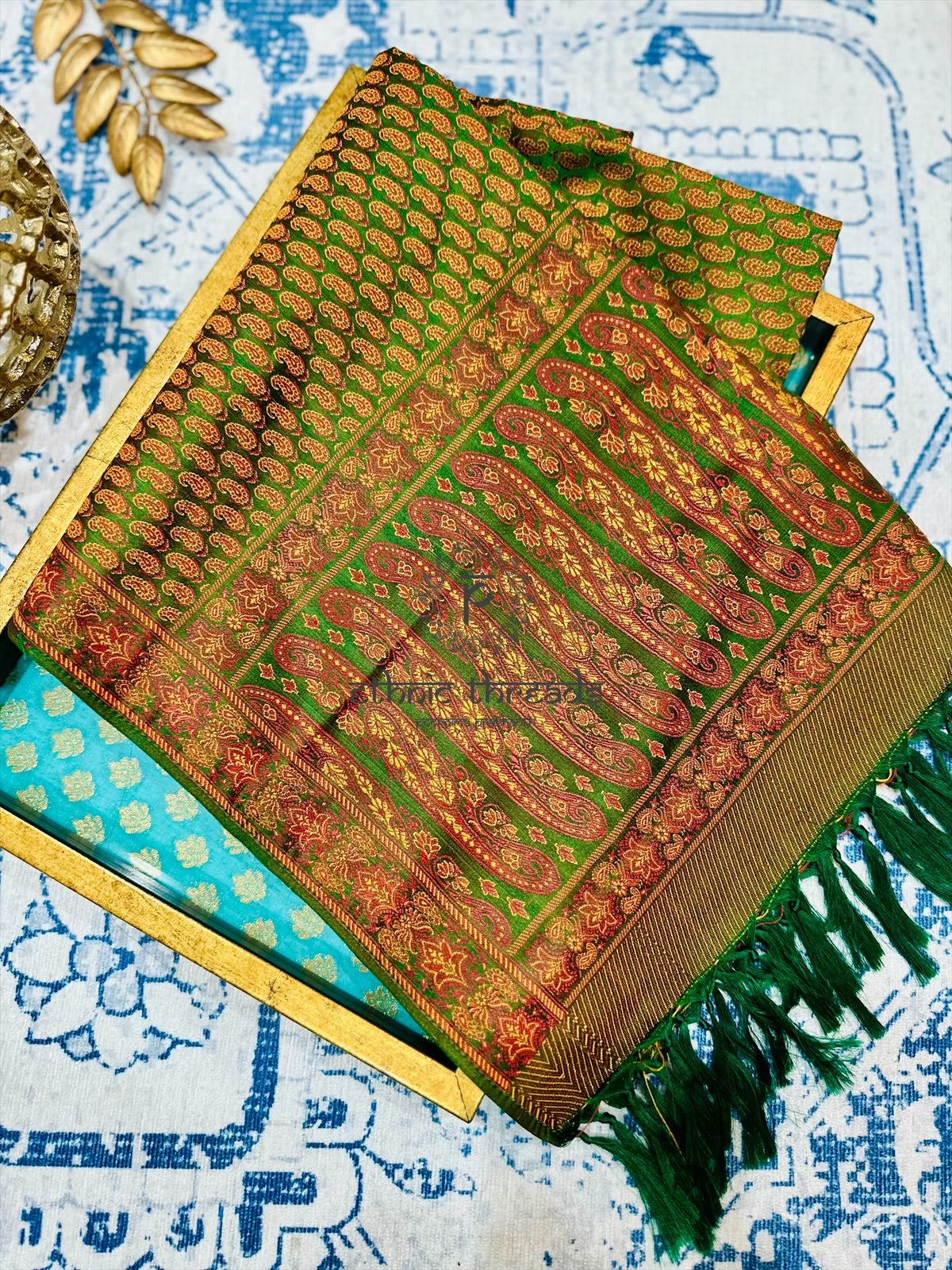 BANARASI SILK SHAWL/ POONADAI/ GUEST OF HONOUR SHAWL