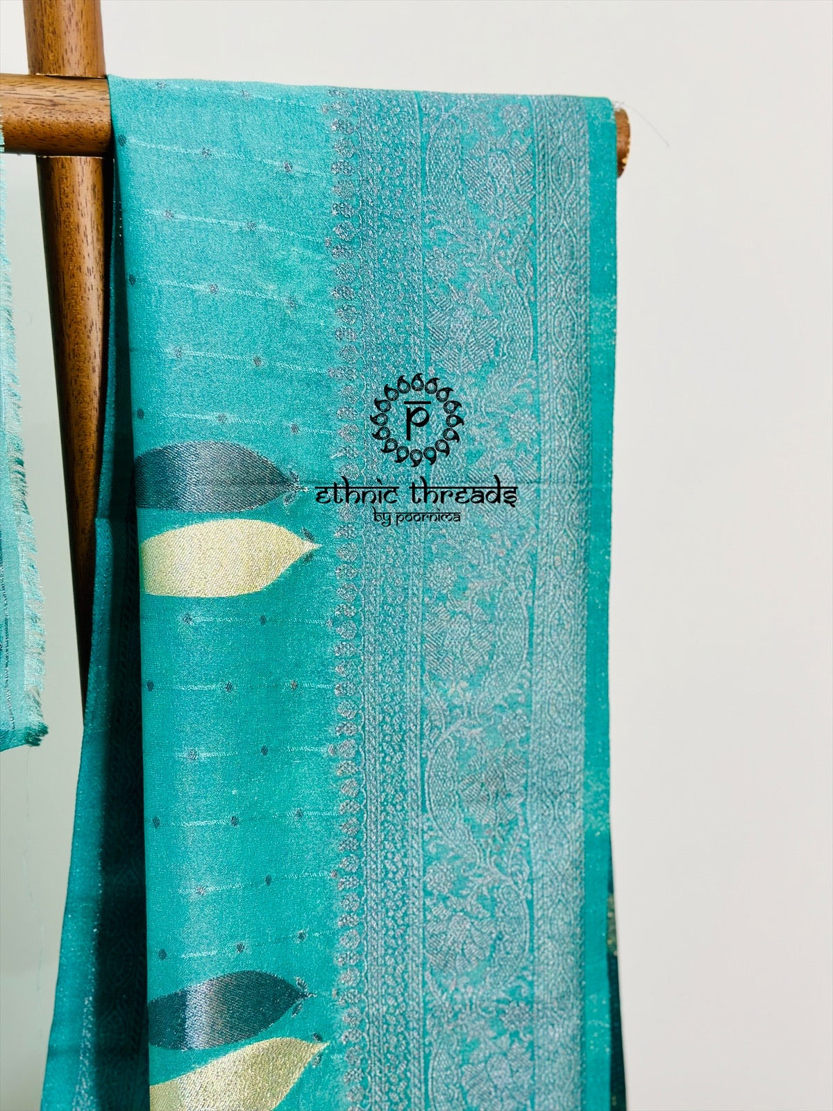 Banarasi Crepe Saree with Zari Borders