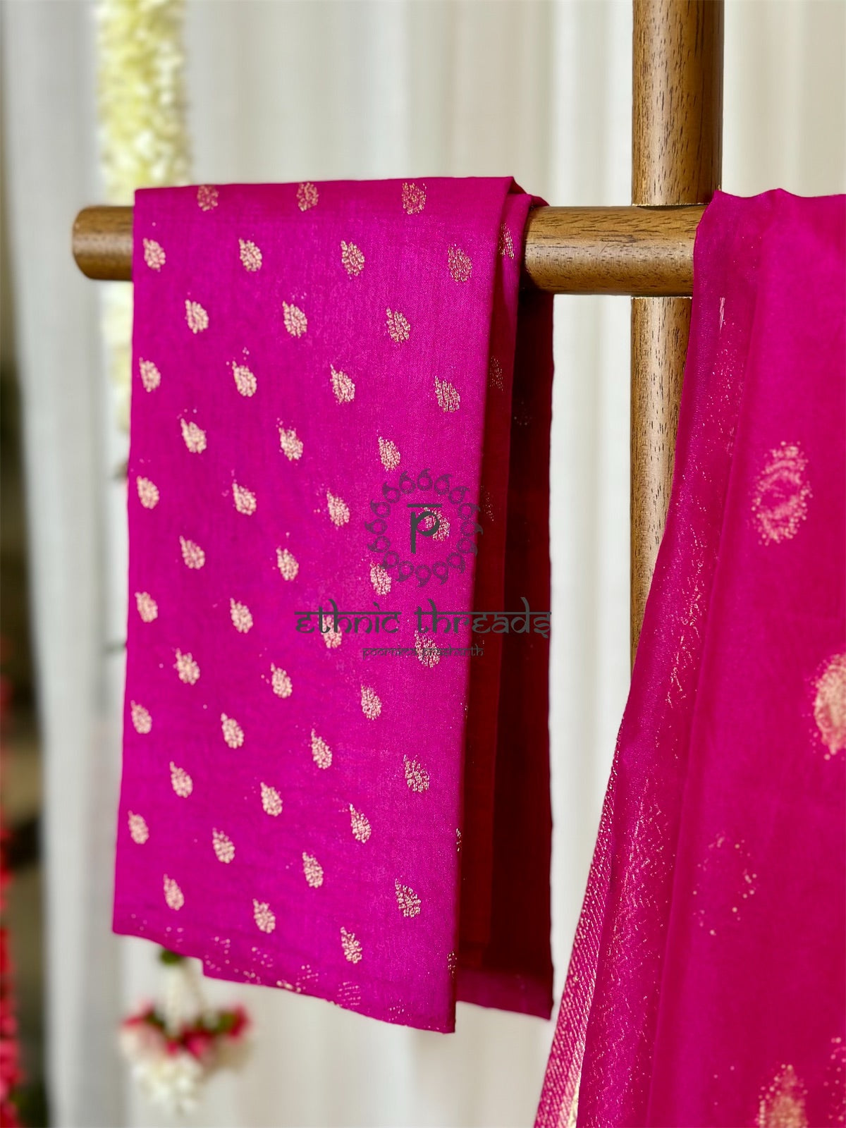 Banarasi Organza Saree with Brocade Blouse