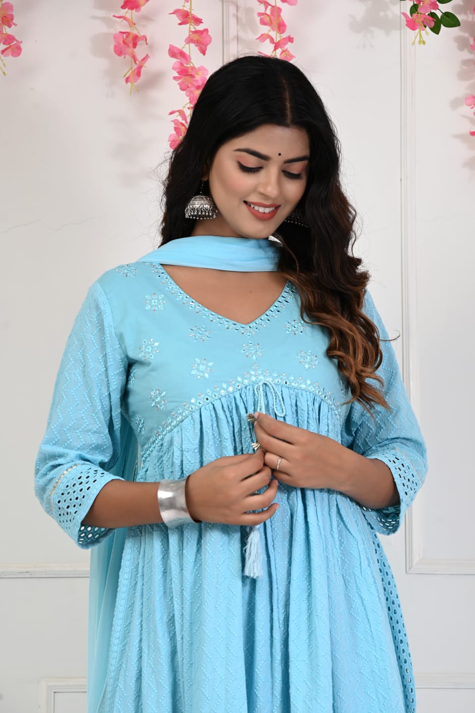 Hakoba Cotton Embroidered Salwar Suit