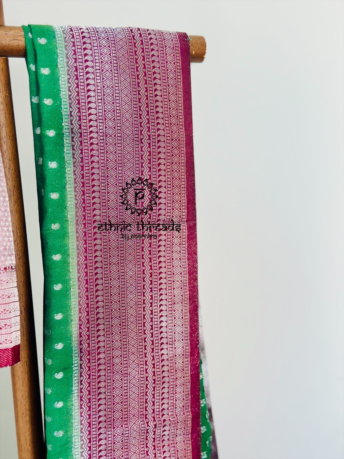 Banarasi Crepe Saree with Zari Borders