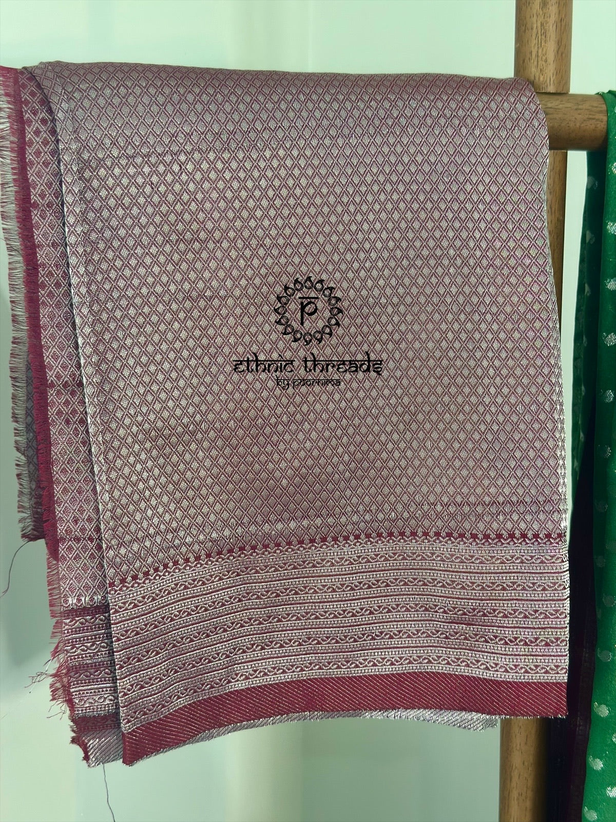Banarasi Crepe Saree with Zari Borders