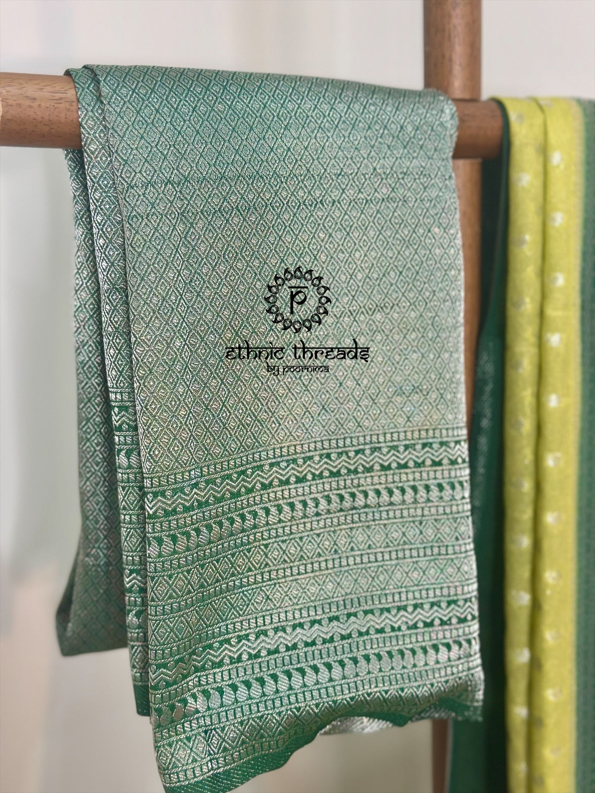 Banarasi Crepe Saree with Zari Borders