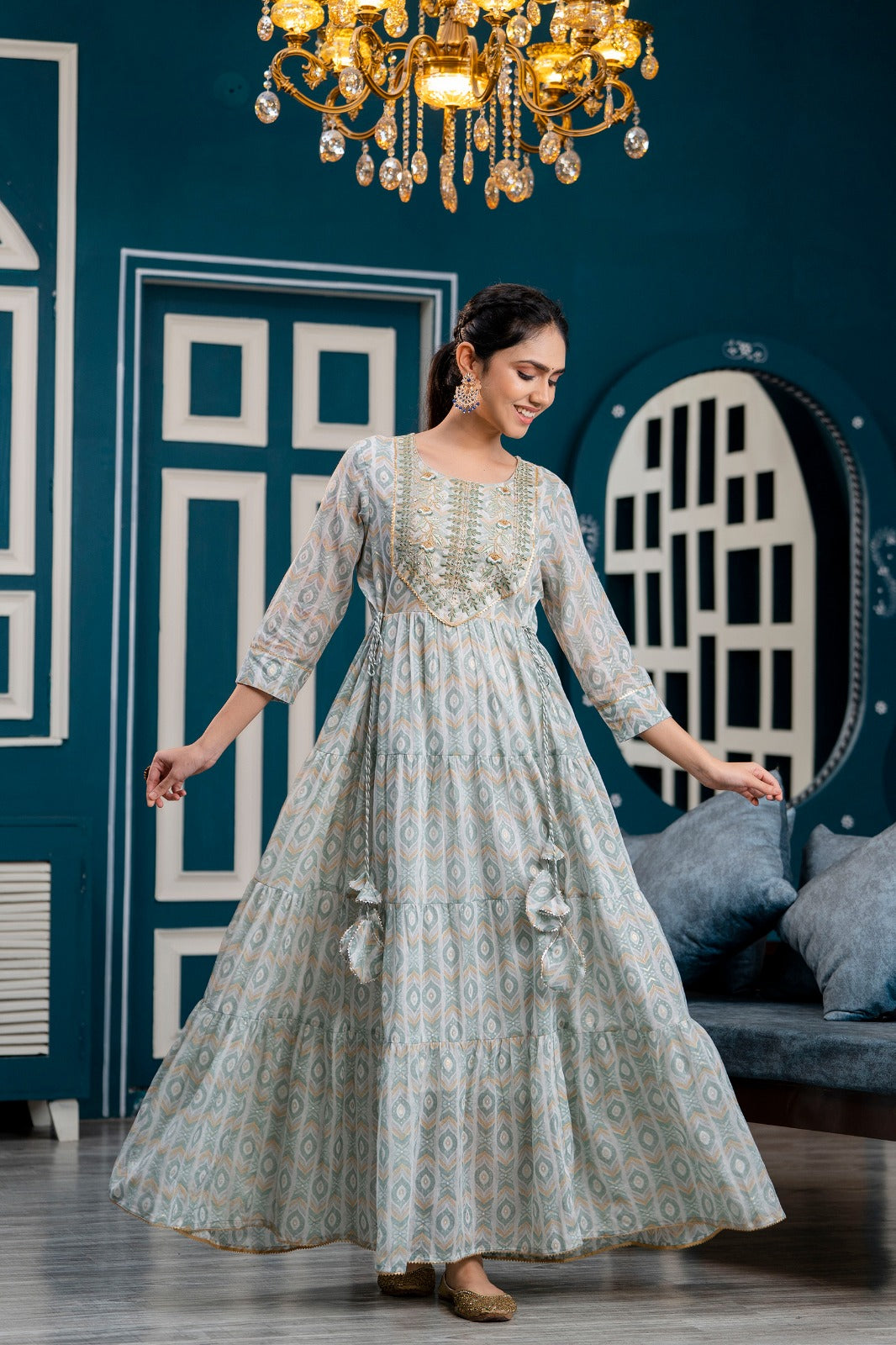 Kurti anarkali style best sale