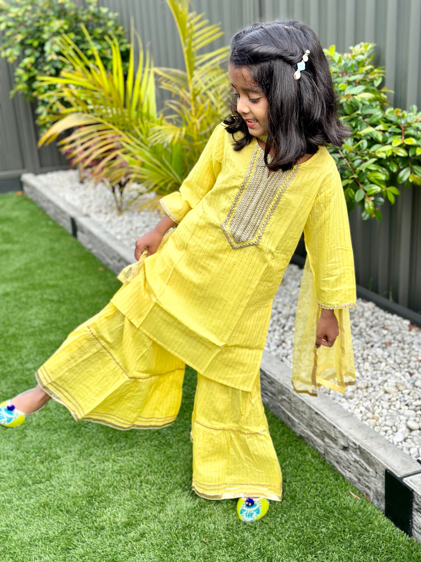 Kurti with Sharara