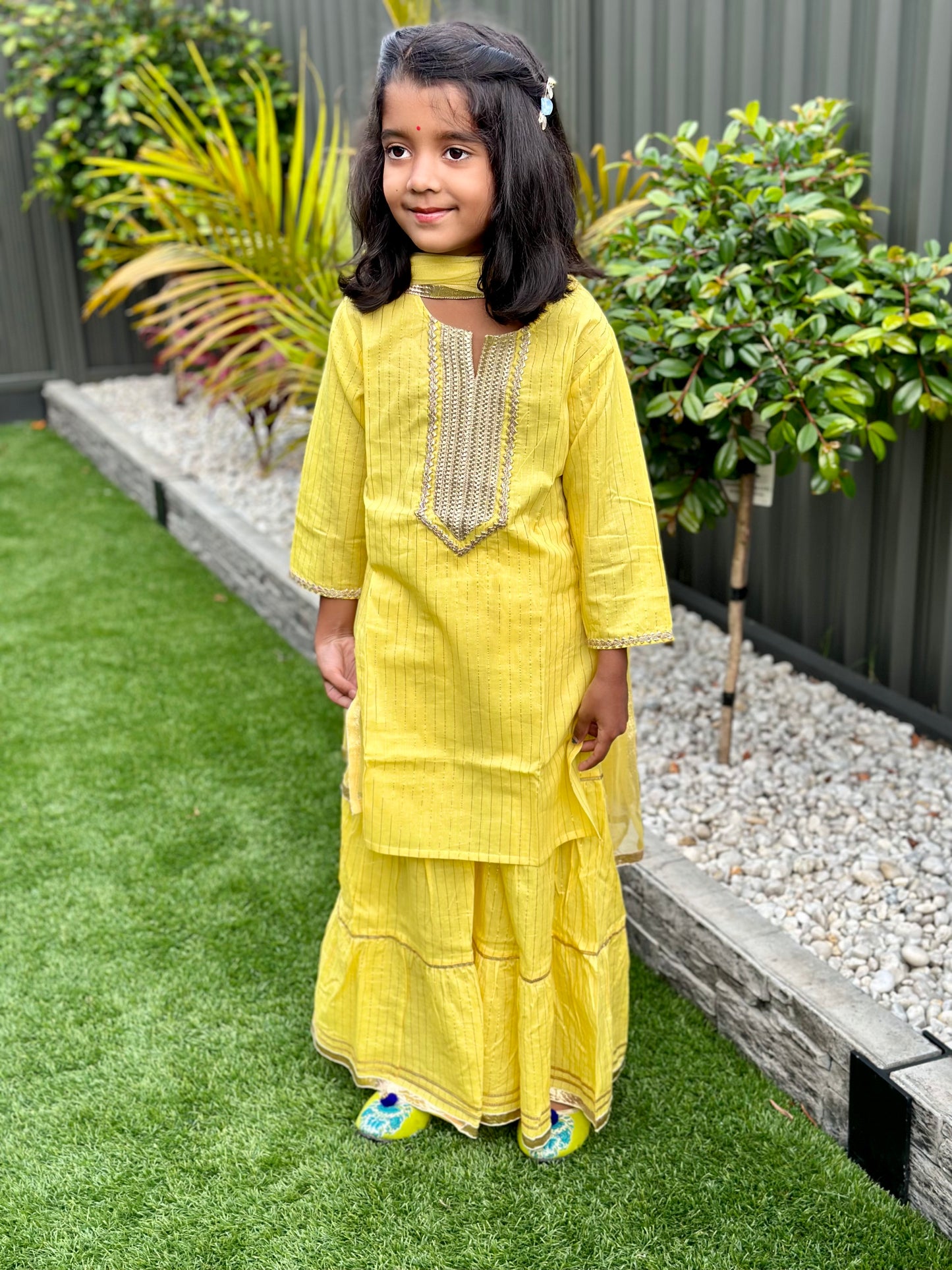 Kurti with Sharara