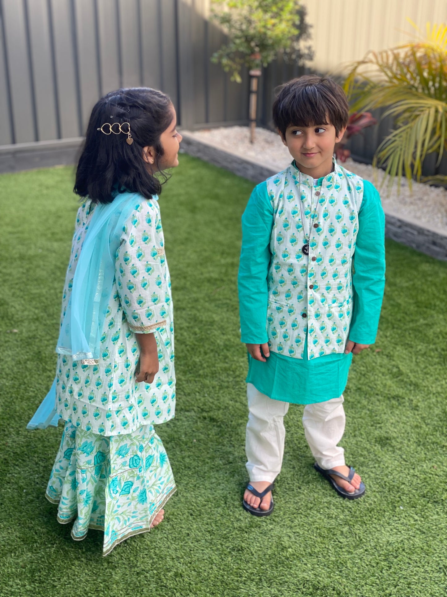Kurti with Sharara