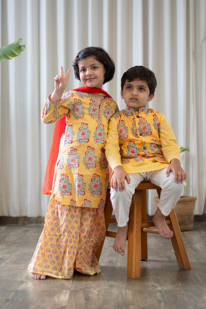 Kurti with Sharara