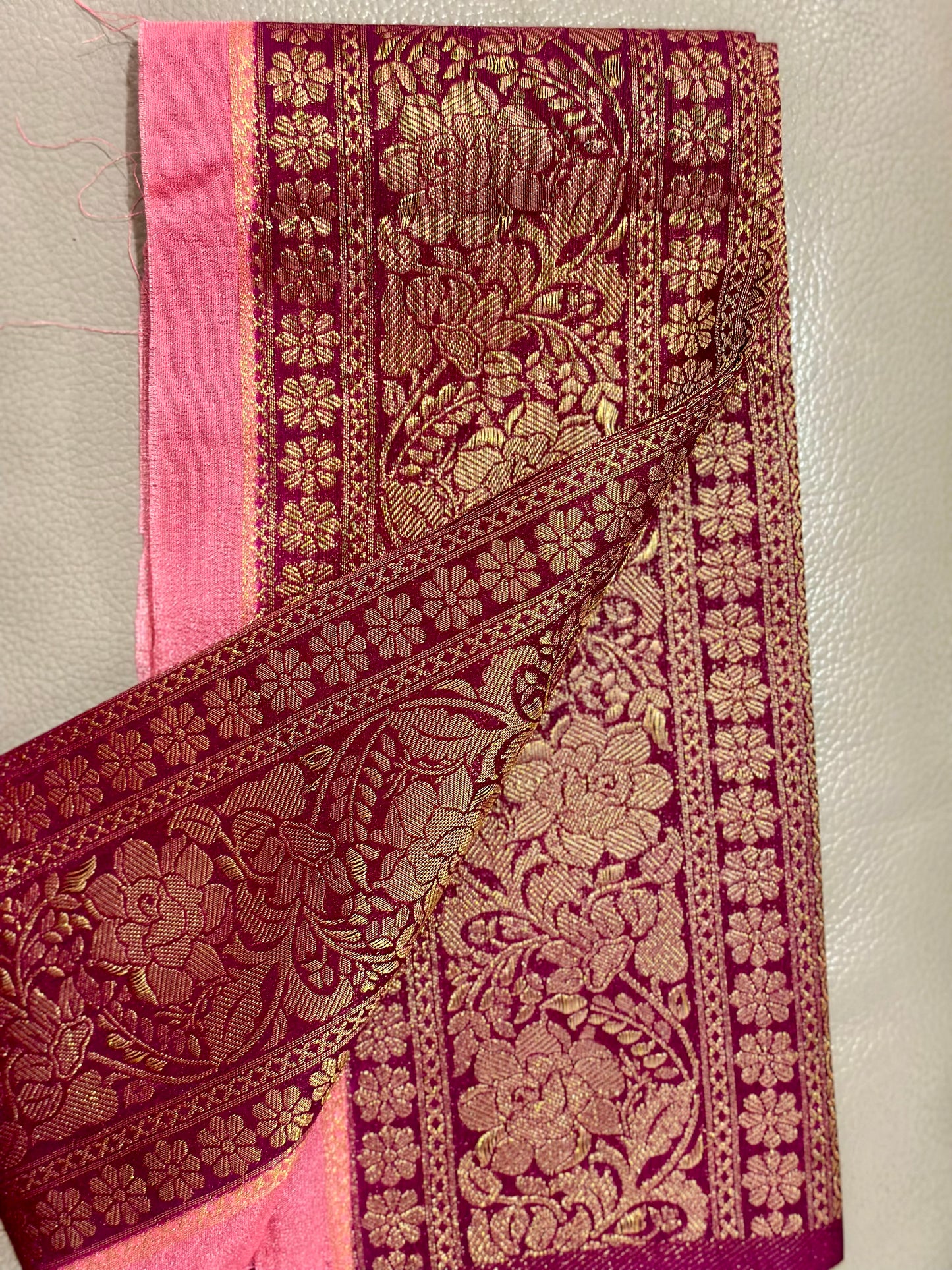 Georgette Banarsi Sarees with Zari Border