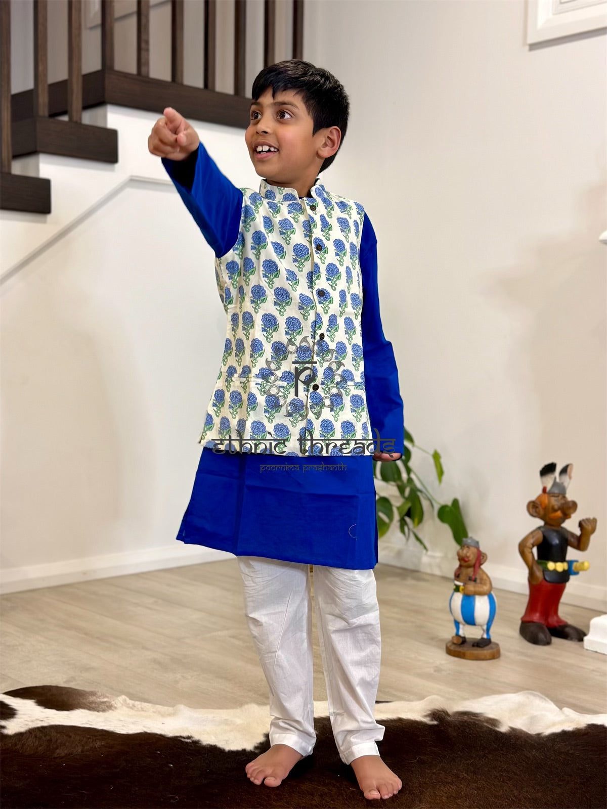 Boys Kurtha with jacket