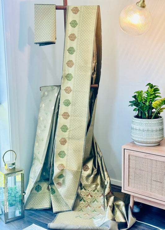 Banarasi Katan Brocade Sarees
