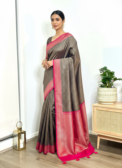 Banarasi Katan Brocade Sarees
