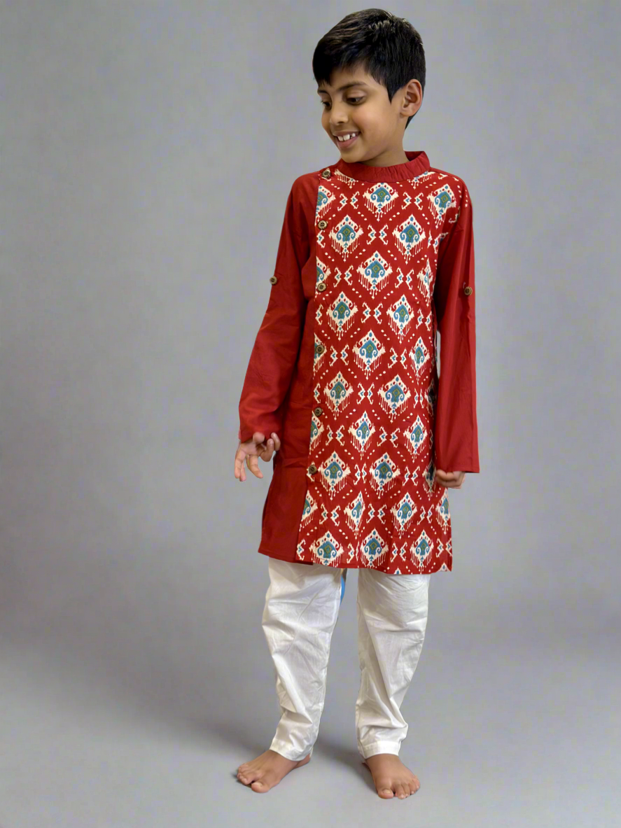 Side Button Kurtha & Pajama