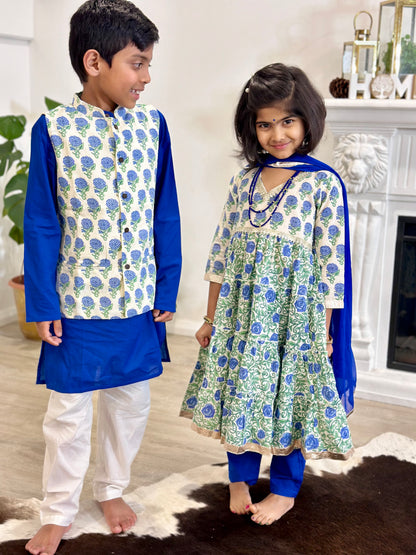 Anarkali Kurthi Set with Pants