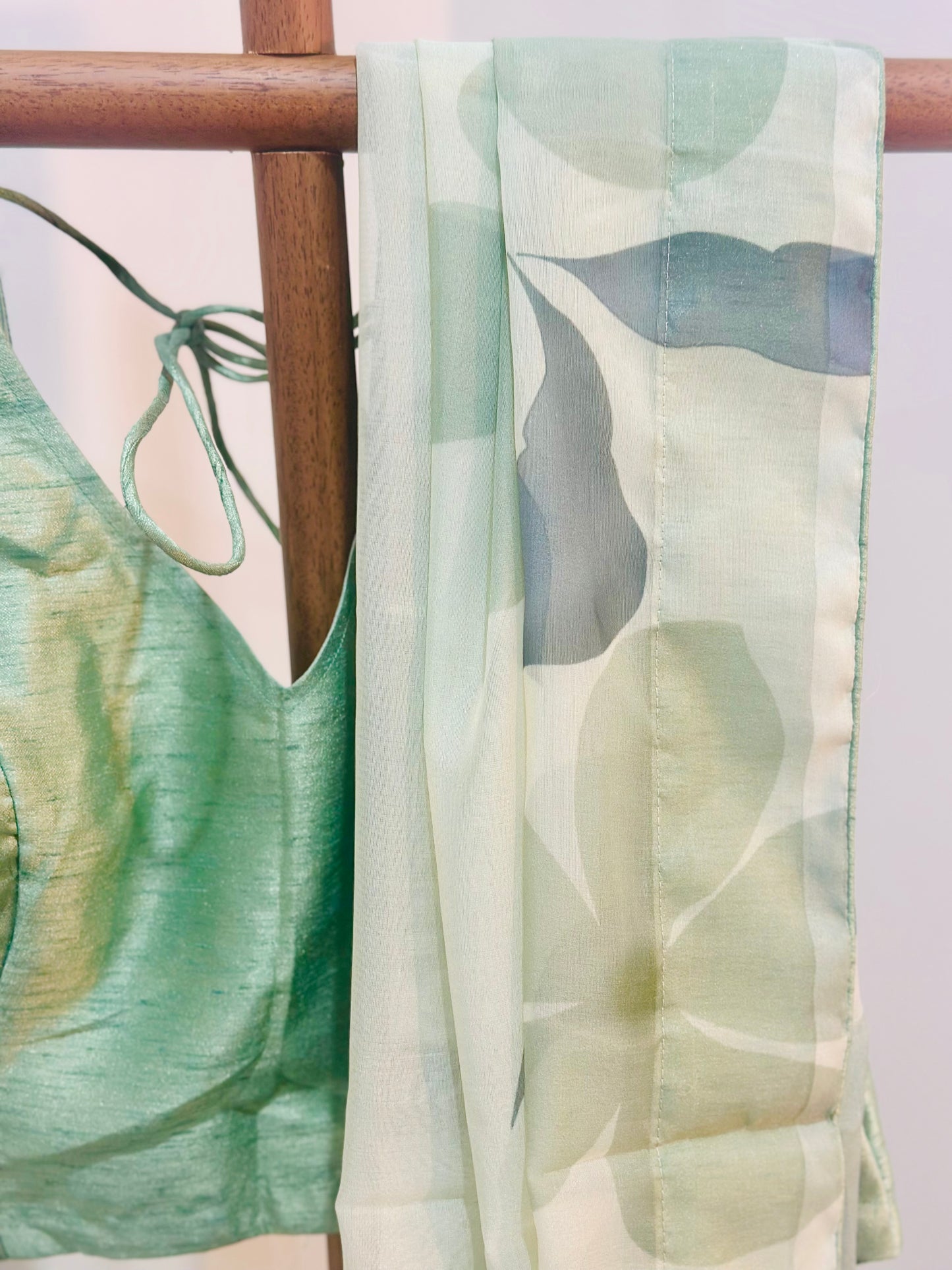 Floral Organza Saree