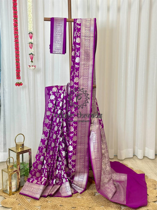 Banarasi Katan Brocade Sarees