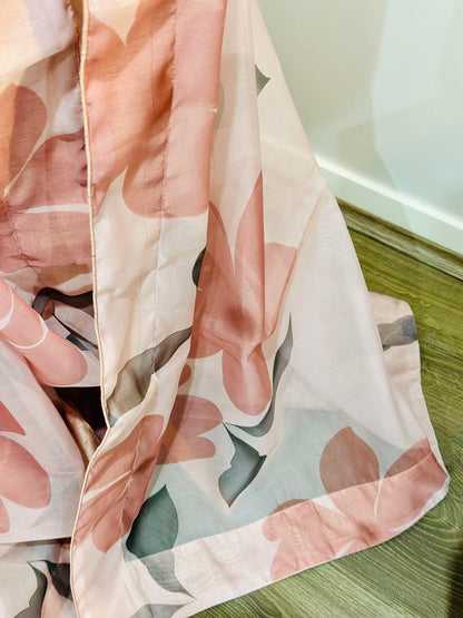 Floral Organza Saree