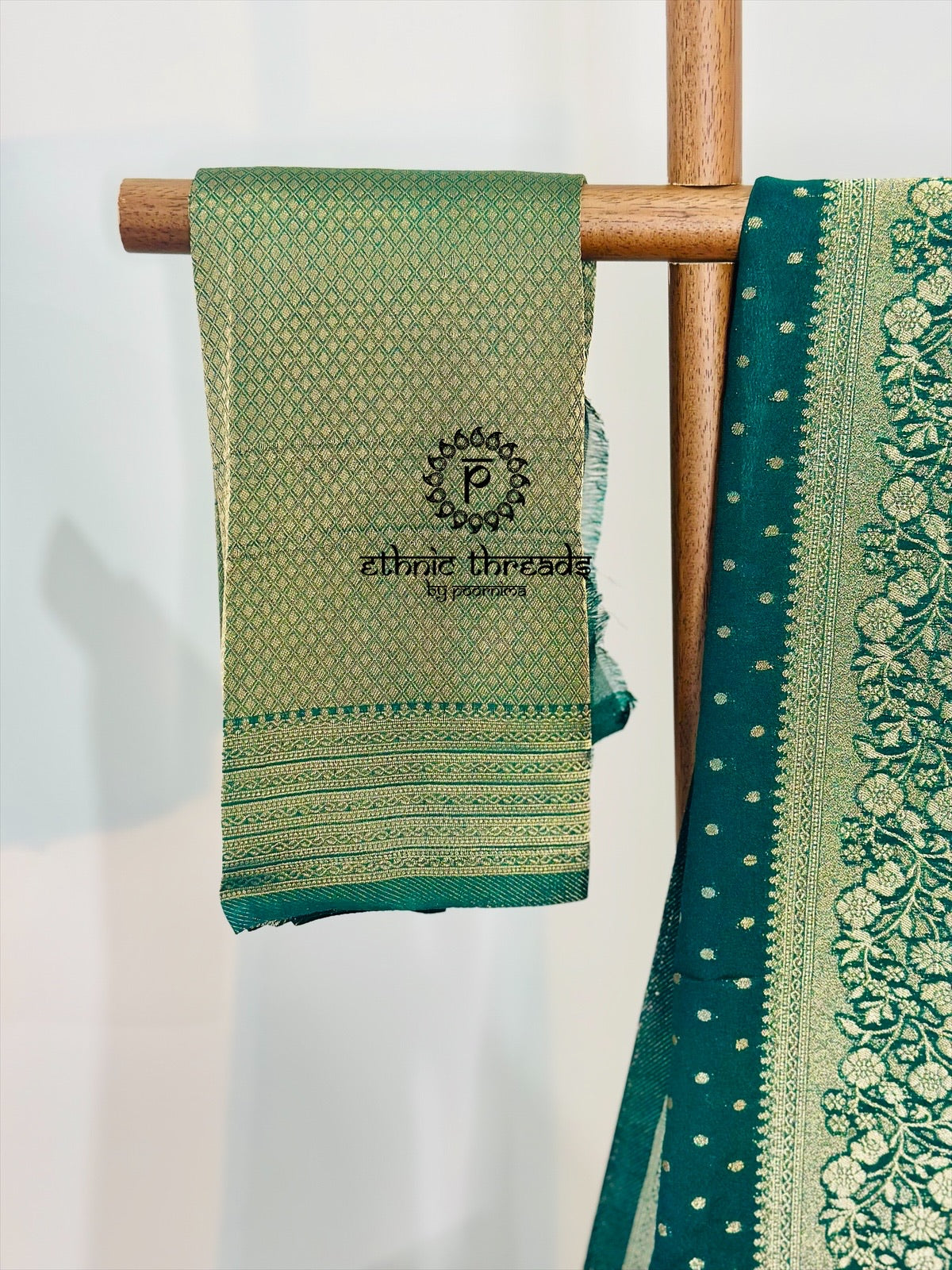 Georgette Banarsi Sarees with Zari Border