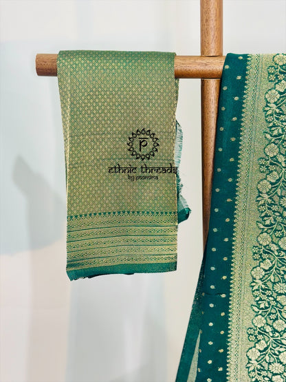 Georgette Banarsi Sarees with Zari Border