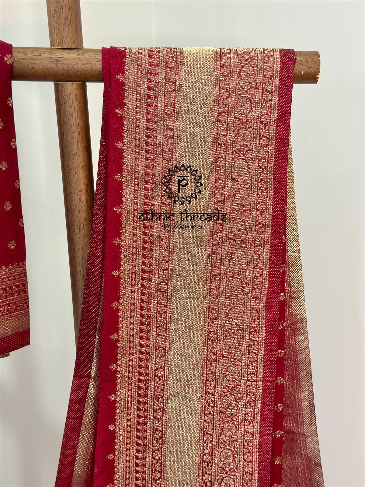Georgette Banarsi Sarees with Zari Border