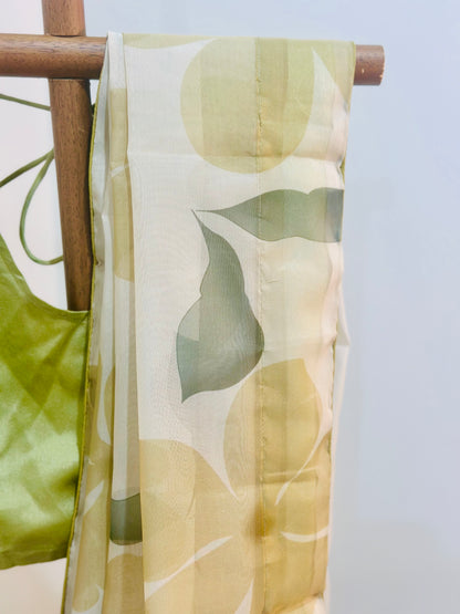Floral Organza Saree