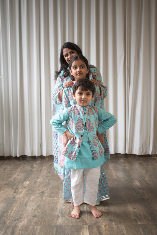 Boys Kurtha with jacket