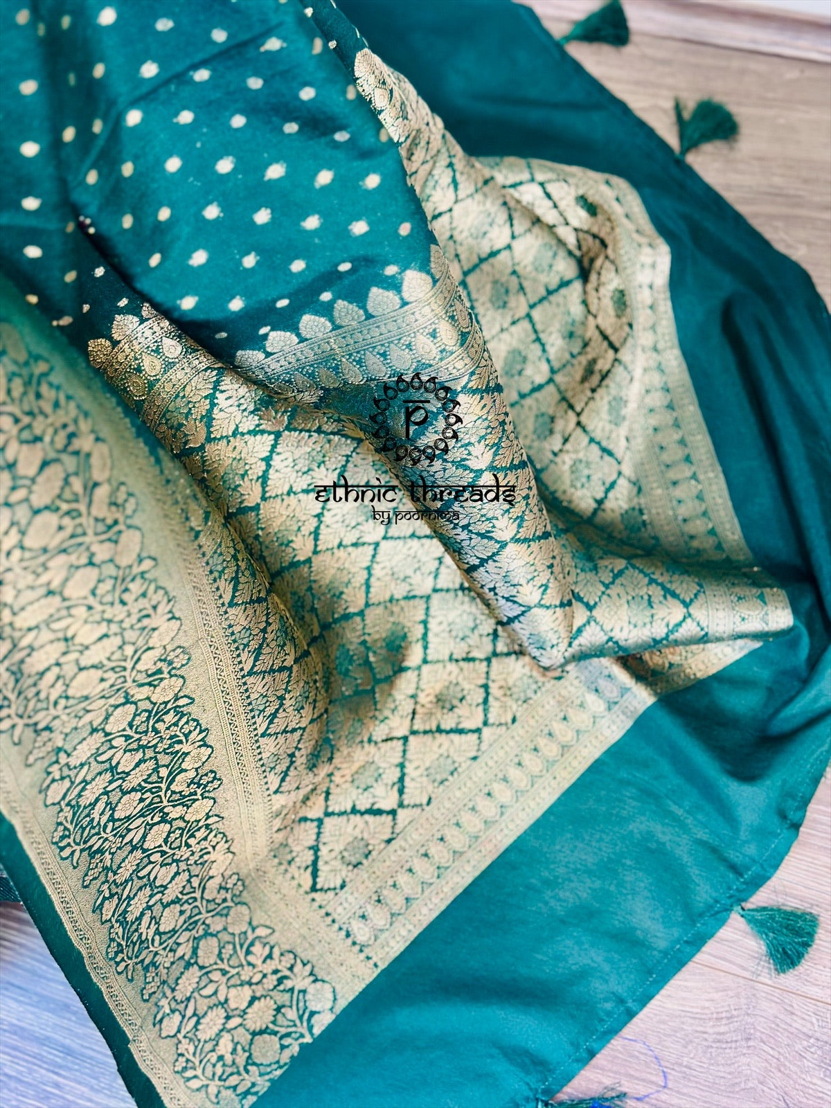 Georgette Banarsi Sarees with Zari Border