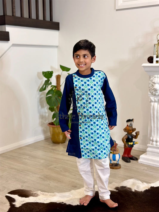 Side Button Kurtha & Pajama