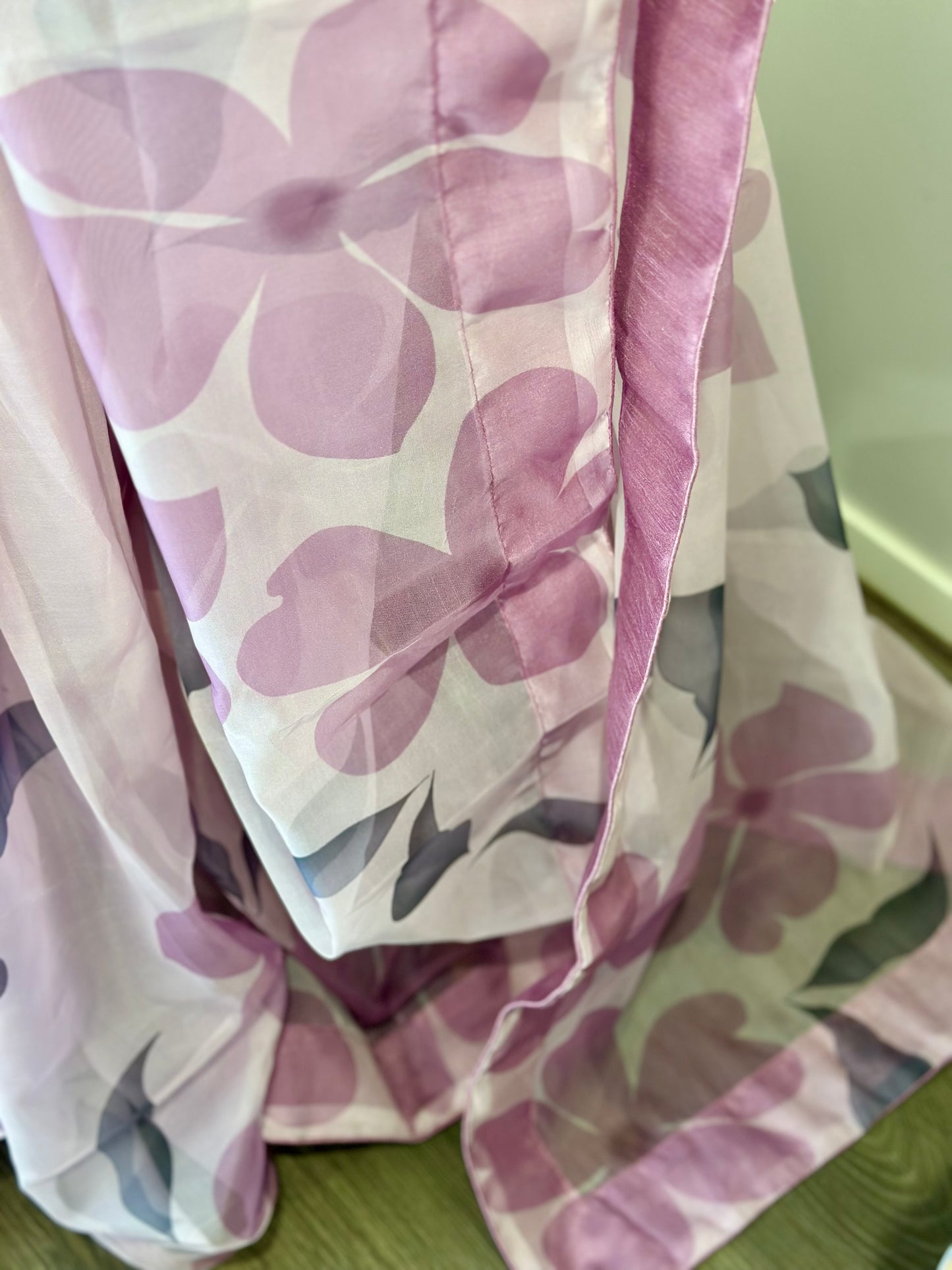 Floral Organza Saree