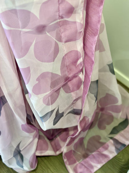Floral Organza Saree