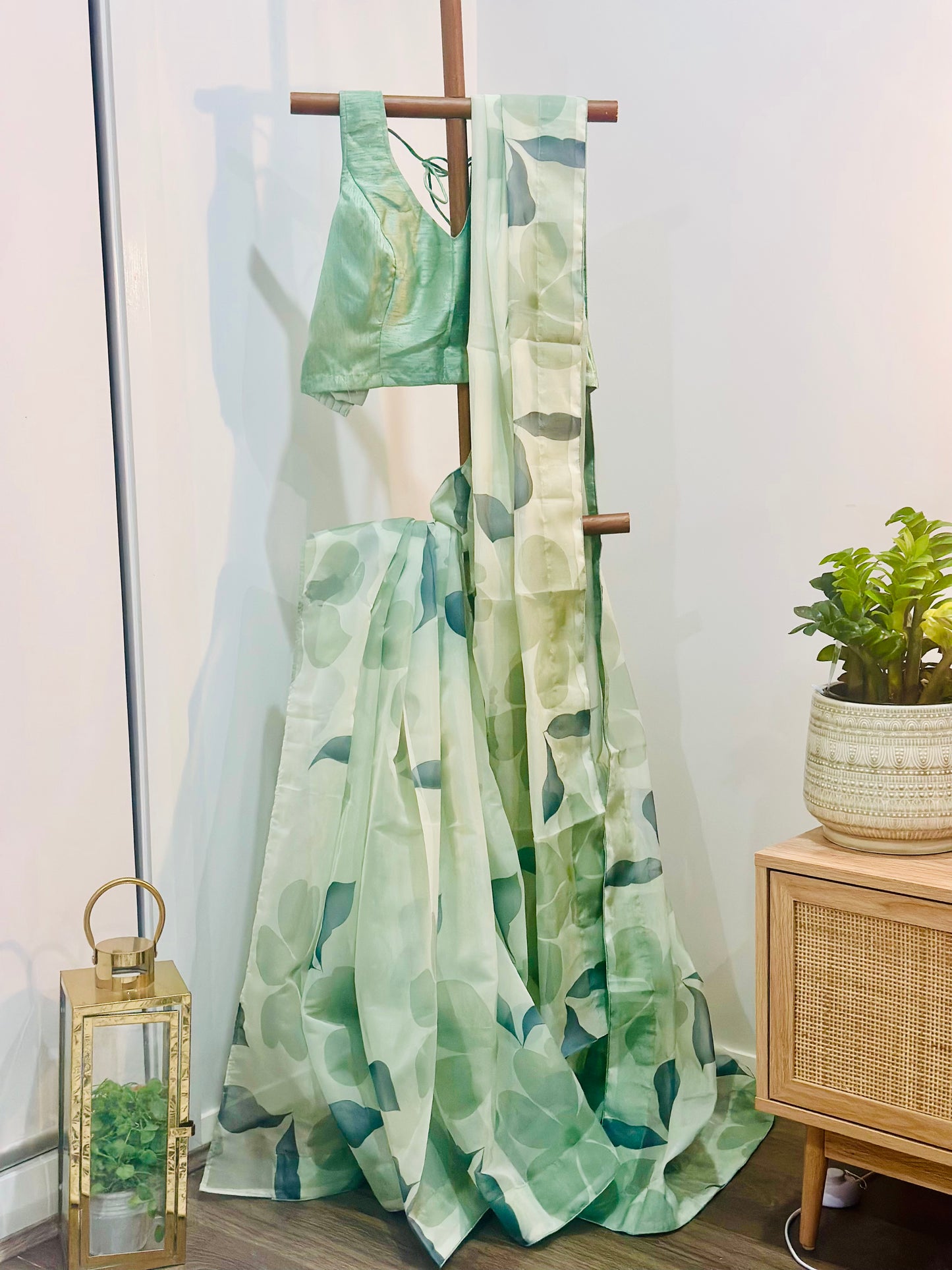 Floral Organza Saree