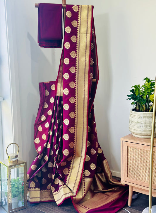 Banarasi Katan Brocade Sarees