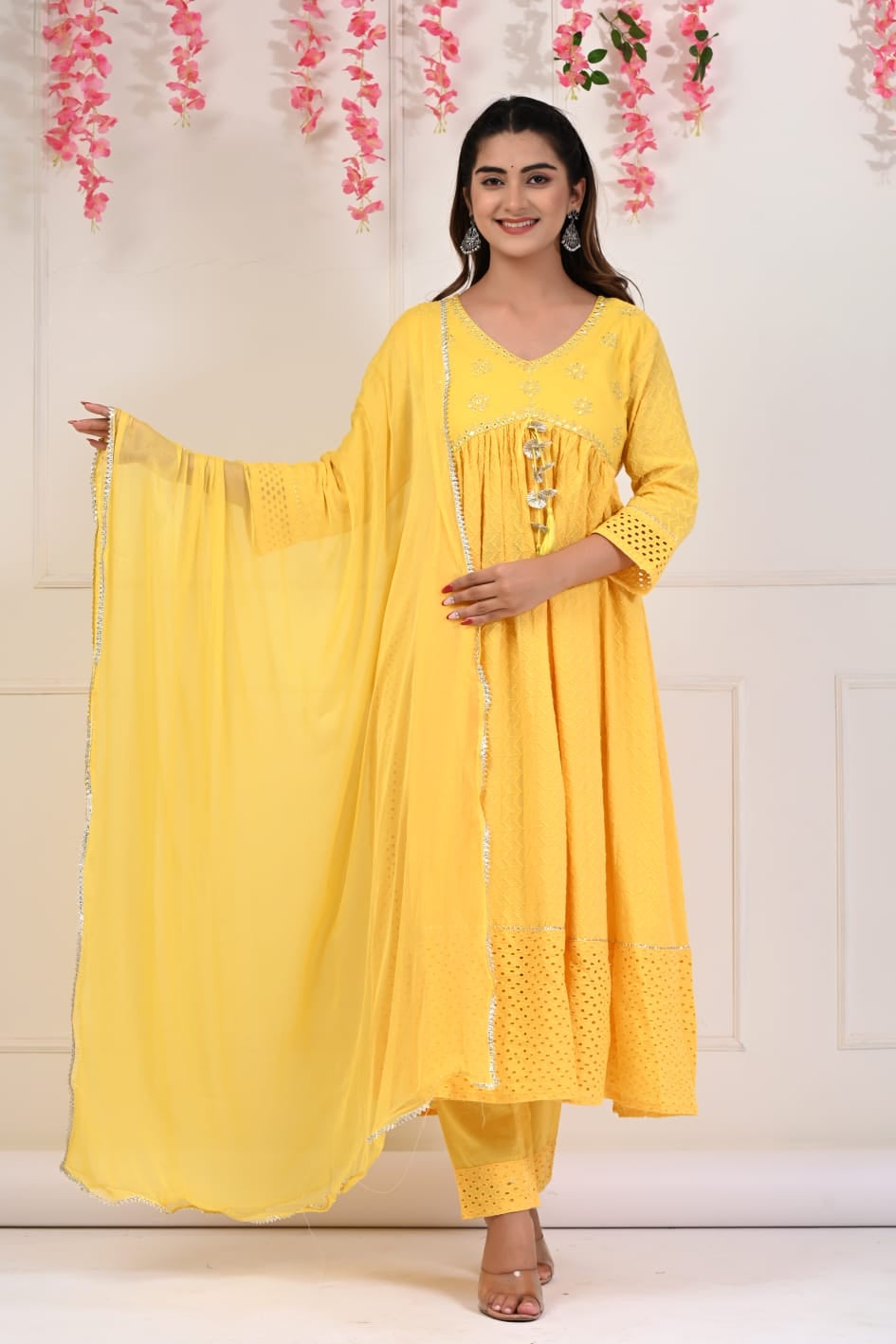 Hakoba Cotton Embroidered Salwar Suit