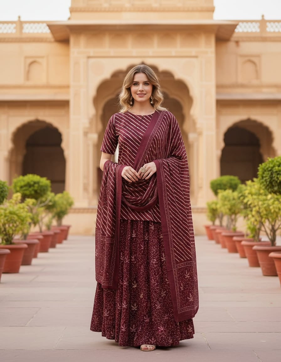 Cotton Lehenga Sets
